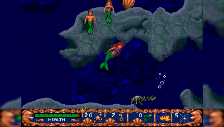 Игра RMC Mega Drive Ariel the Little Mermaid Английская Версия - изображение 5