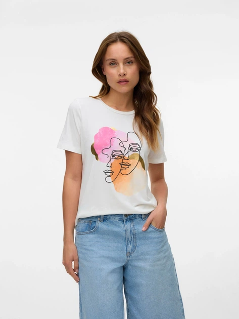 Футболка Vero Moda 9684010 Белый M VMW667 - Фото 1 Футболка Vero Moda 9684010 Белый M VMW667 - изображение 1