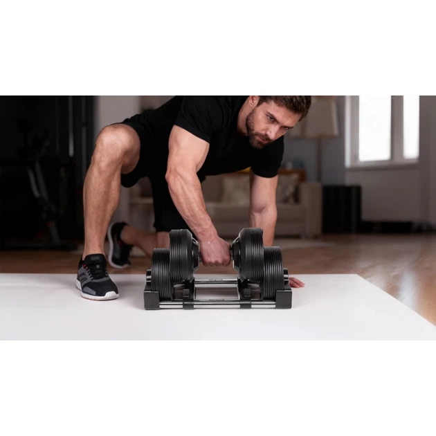 Гантель регулируемая REBEL ACTIVE 36 кг шаг 1 кг (RBA-2331-36) - изображение 11