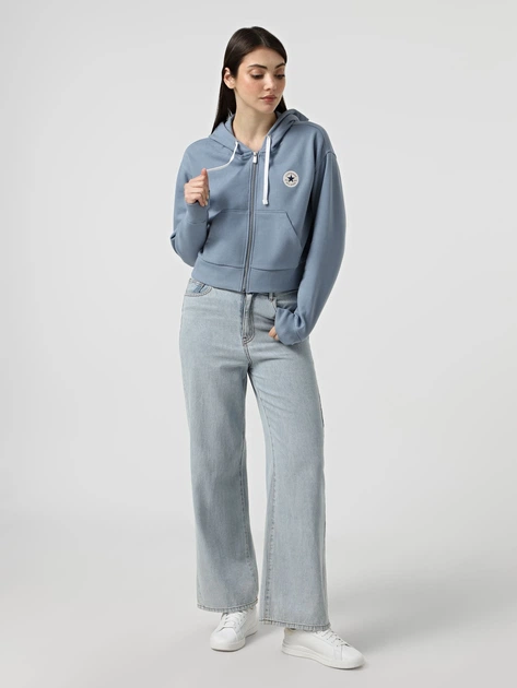 Спортивная кофта CONVERSE 10642544 Синий L 0Q156 - изображение 2