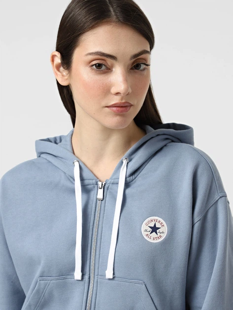 Спортивная кофта CONVERSE 10642544 Синий L 0Q156 - изображение 4