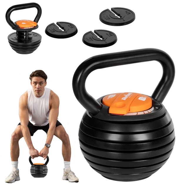 Гиря чугунная регулируемая REBEL ACTIVE 18 kg (RBA-2324-18) - Фото 6 Гиря чугунная регулируемая REBEL ACTIVE 18 kg (RBA-2324-18) - изображение 6
