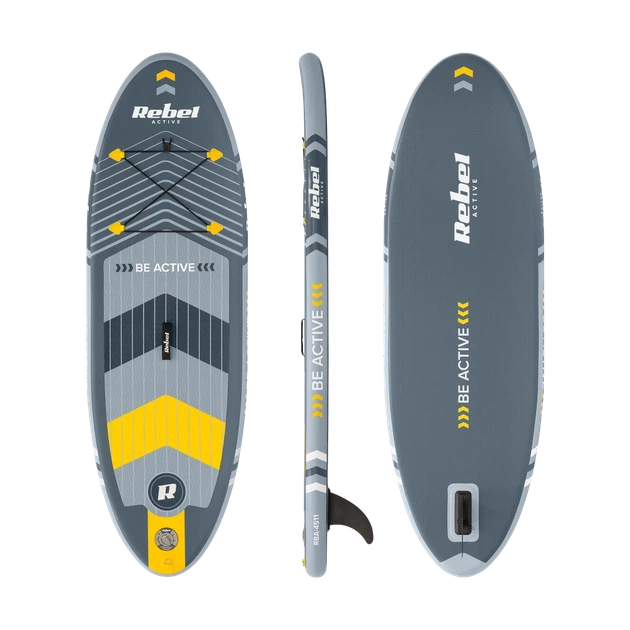 Доска SUP REBEL ACTIVE помпованная 244x76x10 см, набор (RBA-4511) - Фото 2 Доска SUP REBEL ACTIVE помпованная 244x76x10 см, набор (RBA-4511) - изображение 2