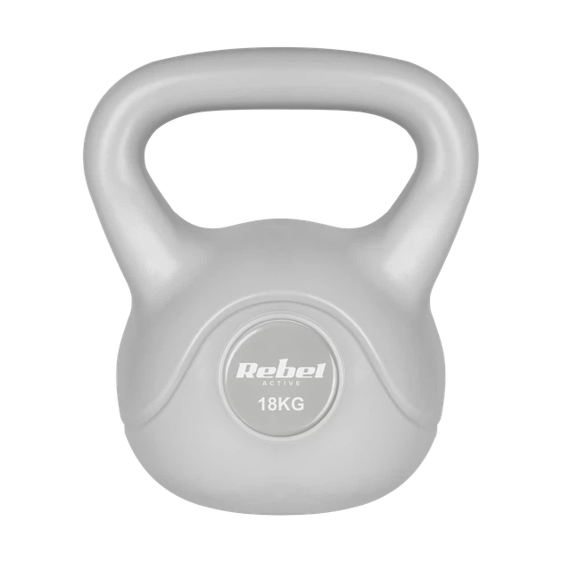 Гиря REBEL ACTIVE 18 кг Gray (RBA-2322G-18) - Фото 2 Гиря REBEL ACTIVE 18 кг Gray (RBA-2322G-18) - изображение 2