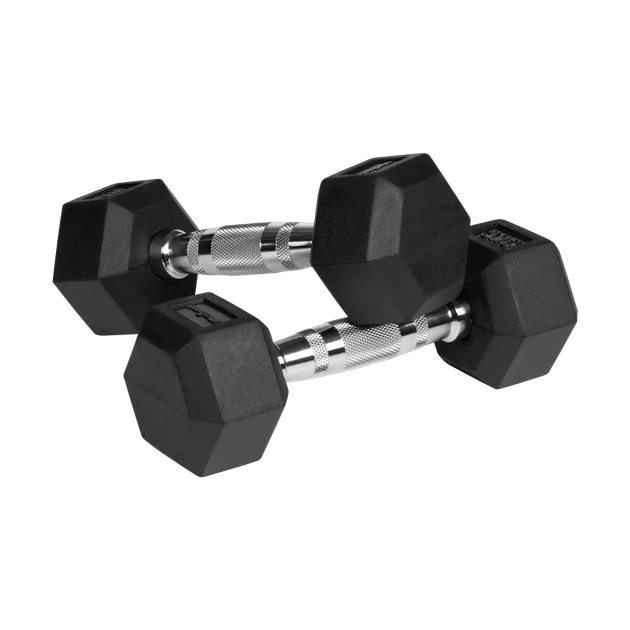 Гантелі REBEL ACTIVE HEX гумовані 2x3 кг (RBA-2325-03) - Фото 2 Гантелі REBEL ACTIVE HEX гумовані 2x3 кг (RBA-2325-03) - зображення 2
