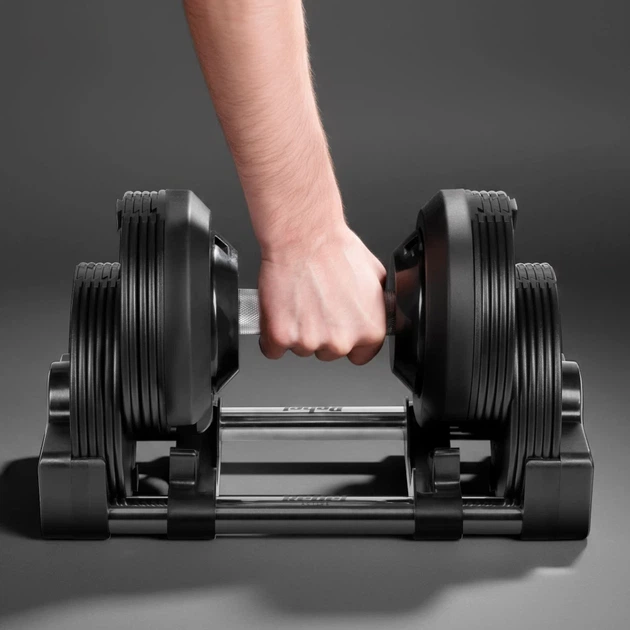 Гантель регульована REBEL ACTIVE 24 кг крок 1 кг (RBA-2331-24) - Фото 7 Гантель регульована REBEL ACTIVE 24 кг крок 1 кг (RBA-2331-24) - зображення 7