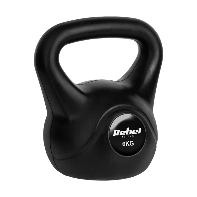 Гиря битумная 6 кг REBEL ACTIVE (RBA-2313) - Фото 1 Гиря битумная 6 кг REBEL ACTIVE (RBA-2313) - изображение 1