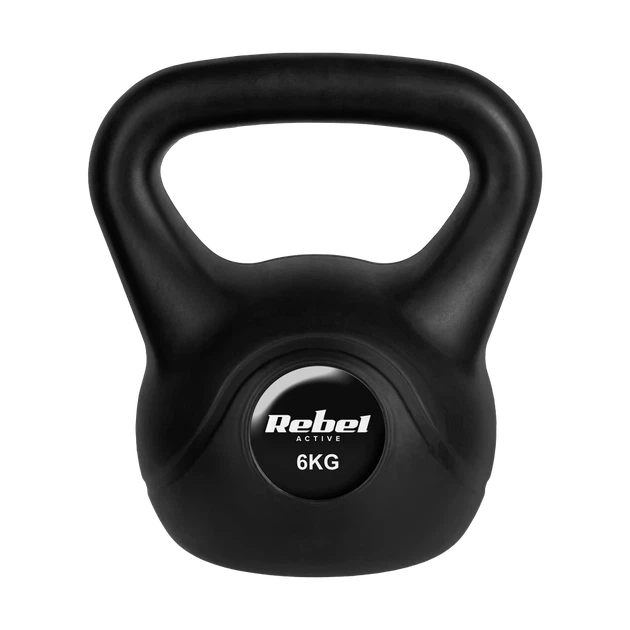 Гиря битумная 6 кг REBEL ACTIVE (RBA-2313) - Фото 2 Гиря битумная 6 кг REBEL ACTIVE (RBA-2313) - изображение 2