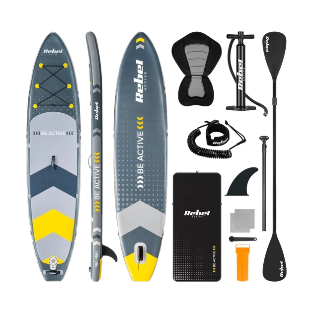 Дошка SUP REBEL ACTIVE з сидінням 350x81x15 см (RBA-4501) - Фото 1 Дошка SUP REBEL ACTIVE з сидінням 350x81x15 см (RBA-4501) - зображення 1