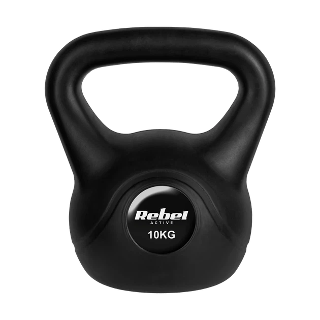 Гиря бітумна 10 кг REBEL ACTIVE (RBA-2315) - Фото 2 Гиря бітумна 10 кг REBEL ACTIVE (RBA-2315) - зображення 2