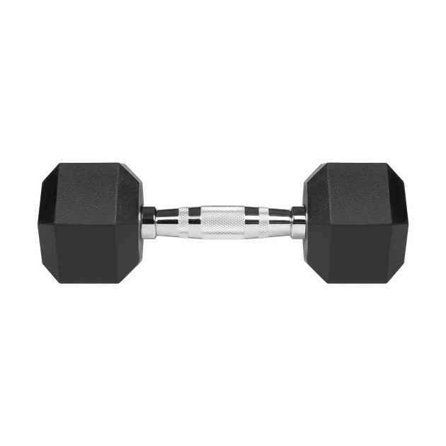 Гантелі REBEL ACTIVE HEX гумовані 2x5 кг (RBA-2325-05) - Фото 4 Гантелі REBEL ACTIVE HEX гумовані 2x5 кг (RBA-2325-05) - зображення 4