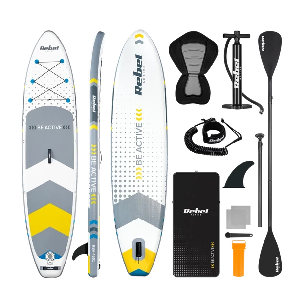 Дошка SUP REBEL ACTIVE RBA4501 White - Фото 1 Дошка SUP REBEL ACTIVE RBA4501 White - зображення 1