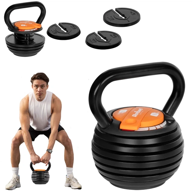 Гиря чугунная регулируемая REBEL ACTIVE 9 kg (RBA-2324-9) - изображение 6