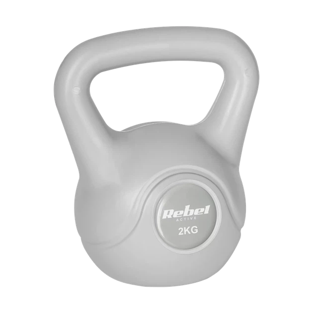 Гиря битумная REBEL ACTIVE 2 кг Gray - Фото 1 Гиря битумная REBEL ACTIVE 2 кг Gray - изображение 1