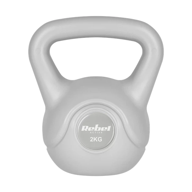 Гиря битумная REBEL ACTIVE 2 кг Gray - Фото 2 Гиря битумная REBEL ACTIVE 2 кг Gray - изображение 2