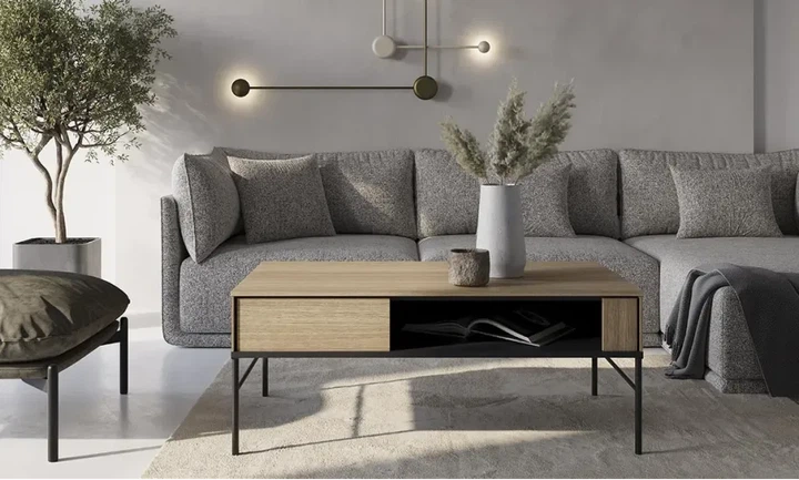 Стол журнальный Frisco Visso 1100 x 600 x 450 мм Дуб (42951-VI-09) - изображение 4