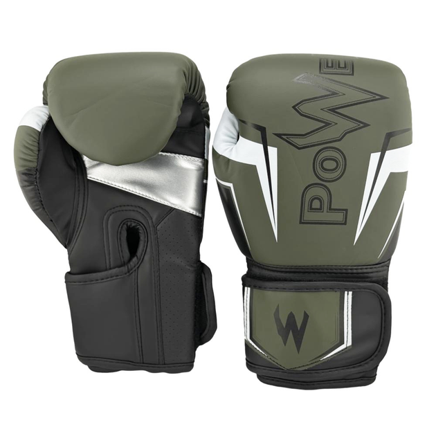 Боксёрские перчатки Power 8oz 25P2-KHAKI-8 - Фото 1 Боксёрские перчатки Power 8oz 25P2-KHAKI-8 - изображение 1