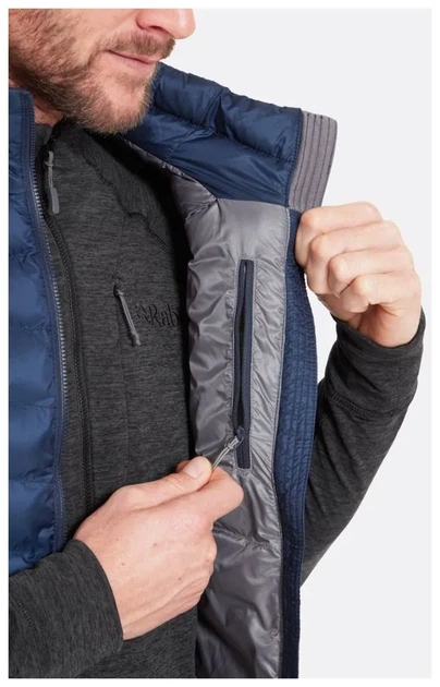 Жилет чоловічий Rab Cirrus Vest, Black (XL) - изображение 4