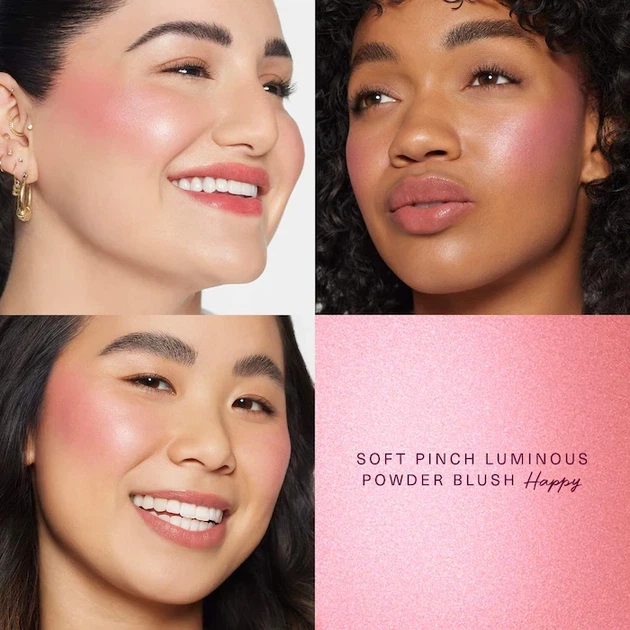 Рум'яна Rare Beauty by Selena Gomez Soft Pinch Luminous Powder Blush Happy - Фото 5 Рум'яна Rare Beauty by Selena Gomez Soft Pinch Luminous Powder Blush Happy - зображення 5