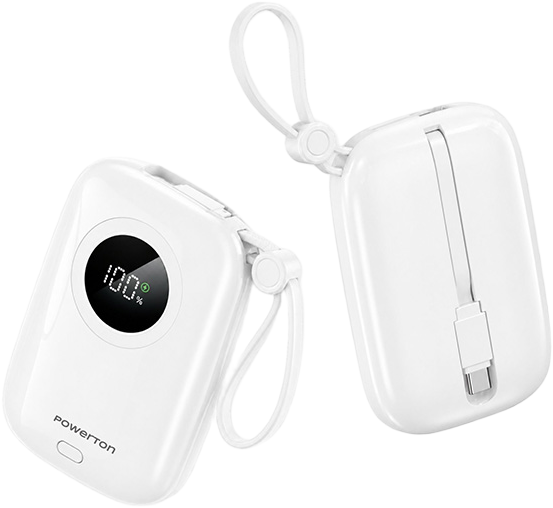 УМБ Powerton Energy 10000mAh 22.5W White Edition (WPAN31-1) - зображення 2