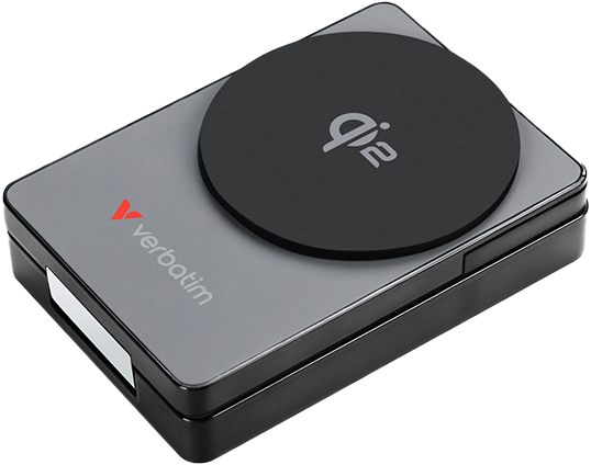Powerbank Verbatim Charge 'n' Go Qi2 5000 mAh 20W Grey (0023942322948) - obraz 2
