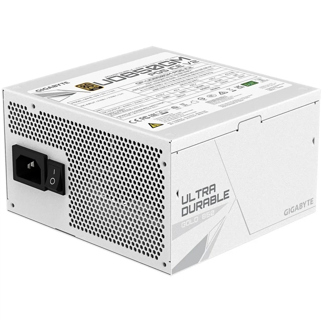 Блок живлення GIGABYTE GP-UD850GM PG5 ICE (850W, ATX 3.1, PCIe 5.1, 80 Plus Gold, White) - Фото 3 Блок живлення GIGABYTE GP-UD850GM PG5 ICE (850W, ATX 3.1, PCIe 5.1, 80 Plus Gold, White) - изображение 3