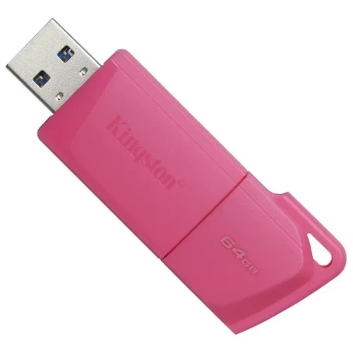 Флеш накопичувач USB 64Gb Kingston DataTraveler Exodia M, Neon Pink, USB 3.2 Gen 1 (KC-U2L64-7LN) - Фото 1 Флеш накопичувач USB 64Gb Kingston DataTraveler Exodia M, Neon Pink, USB 3.2 Gen 1 (KC-U2L64-7LN) - изображение 1