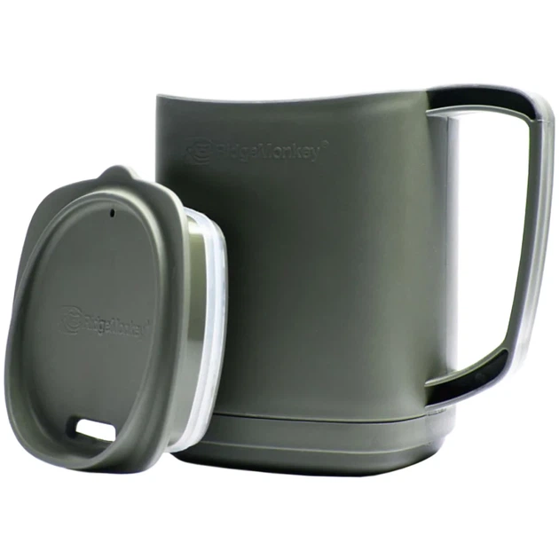 Термокружка RidgeMonkey ThermoMug 0.4l Gunmetal green - зображення 2