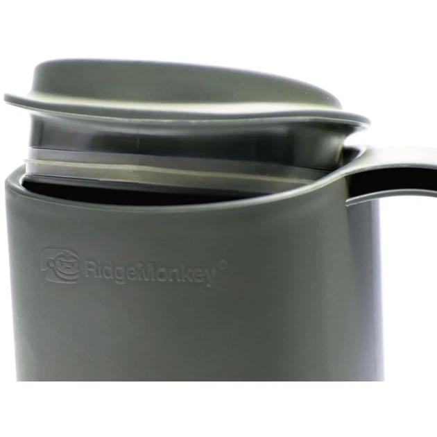 Термокружка RidgeMonkey ThermoMug 0.4l Gunmetal green - зображення 3