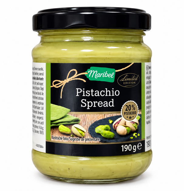 Фисташковая паста Maribel Pistachio Spread 190 г - Фото 1 Фисташковая паста Maribel Pistachio Spread 190 г - изображение 1