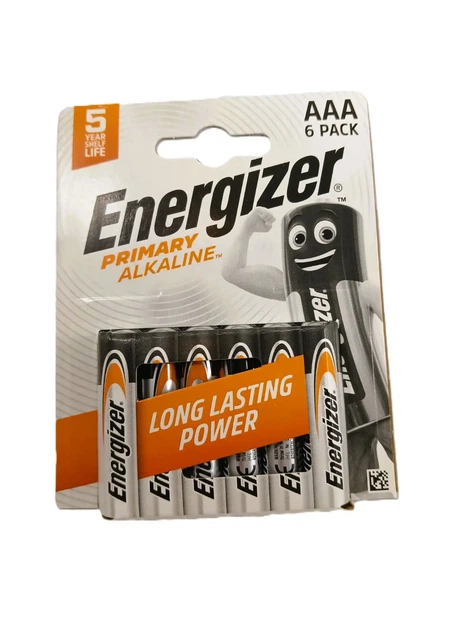 Батарейка ENERGIZER LR03 ААА Primary 6BL - Фото 1 Батарейка ENERGIZER LR03 ААА Primary 6BL - изображение 1