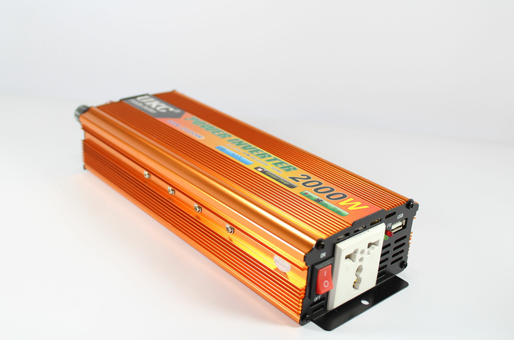 Автомобільний інвертор UKC SSK 2000W 24V, перетворювач напруги DC-AC 24V у 220V для авто та електрообладнання - зображення 8