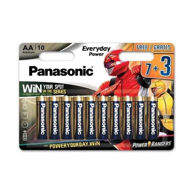 Батарейка PANASONIC LR06 AA Alkaline Power 10 шт. - Фото 1 Батарейка PANASONIC LR06 AA Alkaline Power 10 шт. - изображение 1