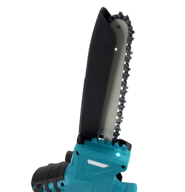 Мини пила аккумуляторная Makita DUC190HN 48 В 6 А·ч цепная шина 20 см сучкорез бесщеточный автоматическая смазка электропила 18 м с шаг 1 4 бесключевое натяжение 5700 об мин для обрезки деревьев веток кустов распиливания древесины с 2 АКБ - изображение 5
