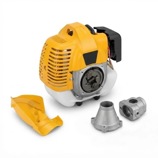 Бензокоса DeWalt DCM881N 5,4 кВт мотокоса бензинова 7,3 к с тример 52 см³ 11500 об хв з прямою штангою 28 мм ножем ліскою фрезою для трави бур'янів чагарників саду ділянки - зображення 4
