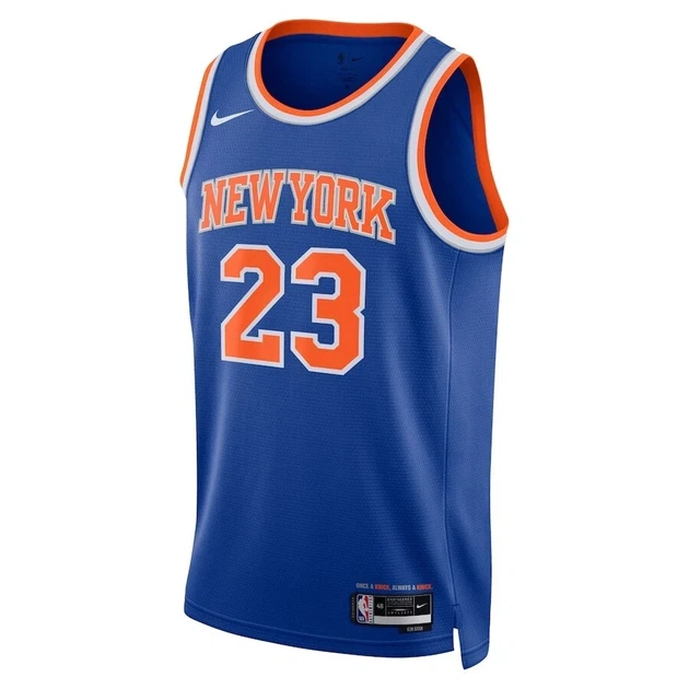 Майка New York Knicks Mitchell Robinson 2025/26 Swingman 56 (XXL-XXXL) Синя - Фото 1 Майка New York Knicks Mitchell Robinson 2025/26 Swingman 56 (XXL-XXXL) Синя - изображение 1