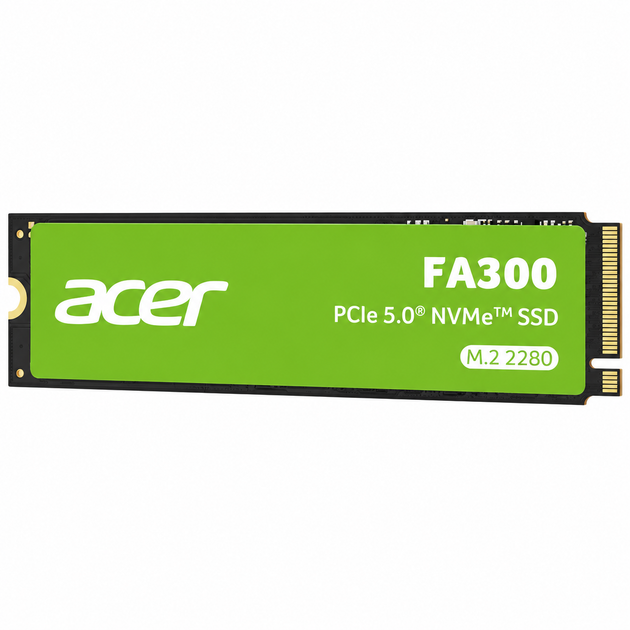 Накопитель SSD Acer FA300 1 ТБ M.2 2280 PCIe для ноутбука и ПК (BL.9BWWA.167) - Фото 6 Накопитель SSD Acer FA300 1 ТБ M.2 2280 PCIe для ноутбука и ПК (BL.9BWWA.167) - изображение 6