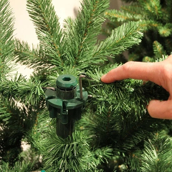 Сосна 3,65 м TriumphTree ПВХ зелена з інеєм - зображення 7