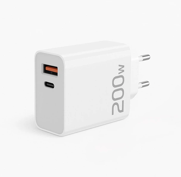 Универсальное зарядное устройство 200W USB-A+Type-C /Адаптер с быстрой зарядкой Power Delivery PD - изображение 2
