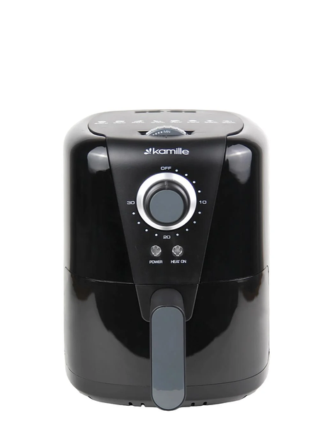 Фритюрница электрическая Kamille KM-6814 1.5 л 1000 Вт с таймером и термостатом - изображение 2