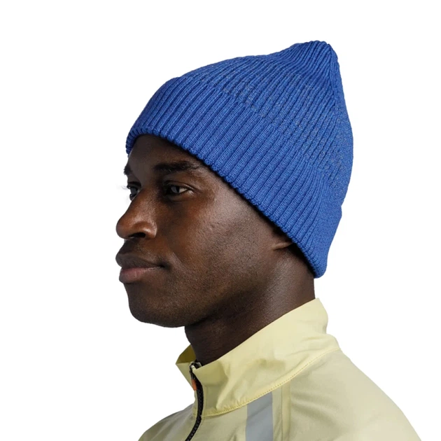 Шапка Buff Merino Active Beaney Solid Cobalt - изображение 4