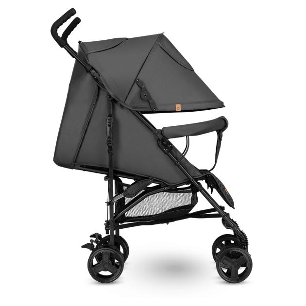 Прогулочная коляска Lionelo ELIA Graphite со стальной рамой, регулируемой спинкой и амортизацией - изображение 4
