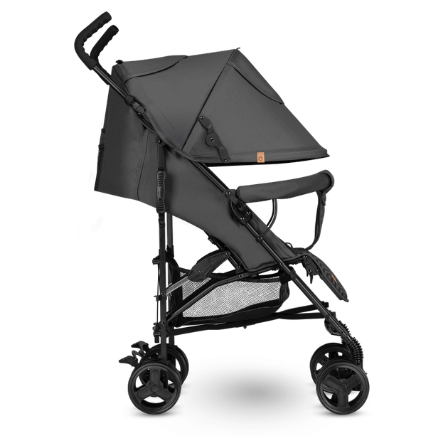 Прогулочная коляска Lionelo ELIA Graphite со стальной рамой, регулируемой спинкой и амортизацией - изображение 6