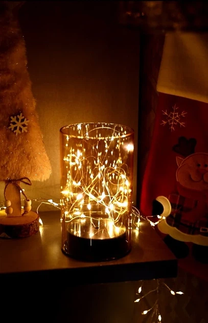 Декоративный светильник Luca Lighting стекло 15х9 см золотой - изображение 5