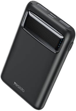 Powerbank Yesido YP33 5000 mAh 10W Black (6971050268204) - Zdjęcie 1 Powerbank Yesido YP33 5000 mAh 10W Black (6971050268204) - obraz 1