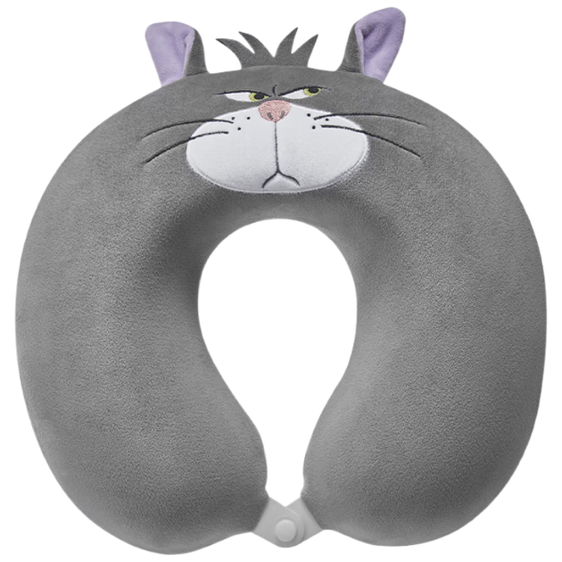 MINISO Disney Люцифер Кіт Серія Пам'яті Піни U-подібна Подушка Наволочка Подорож Клас Офісна Подушка Подарункова - Фото 4 MINISO Disney Люцифер Кіт Серія Пам'яті Піни U-подібна Подушка Наволочка Подорож Клас Офісна Подушка Подарункова - изображение 4
