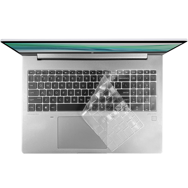 Чехол для клавиатуры ноутбука ECOLA Lenovo Xiaoxin 14 SE 2025 из ультратонкого прозрачного ТПУ, незаметный, пыле- и водонепроницаемый EL036 - изображение 4