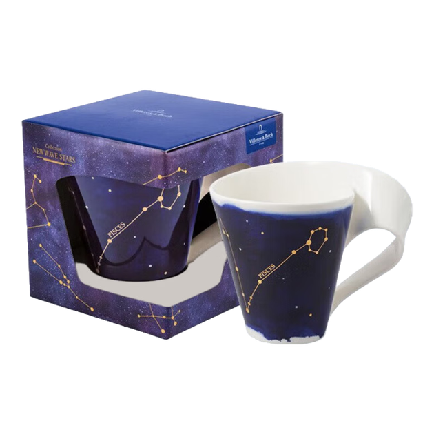 Villeroy&Boch, Кухоль, Зіркова чашка, Кавова чашка, Високоякісні чашки для пар, Чашки для води, Керамічні чашки, Весільний подарунок, Терези, 300 мл - изображение 4