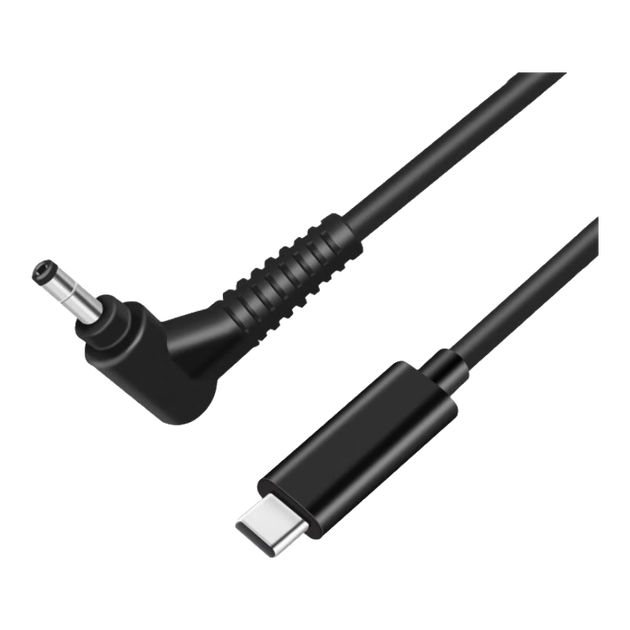 BIAZE Совместим с ноутбуками Dell, Lenovo Xiaoxin, HP, Xiaomi, зарядный кабель 65 Вт, Type-C на DC 4.0*17 мм, тонкий круглый порт, стильный адаптер питания. - зображення 4