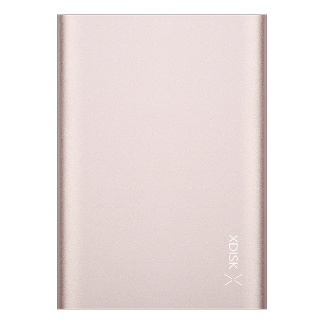 Портативный жесткий диск Xiaopan (XDISK) 500 ГБ USB 3.0 серии X, 2,5 дюйма, цвет розовое золото, ультратонкий, цельнометаллический, высокоскоростной, для резервного копирования файлов и данных, стабильный и долговечный. - изображение 4